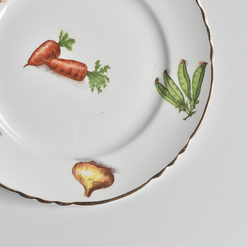 Vintage Small Plate: Légumes (Vegetables)E