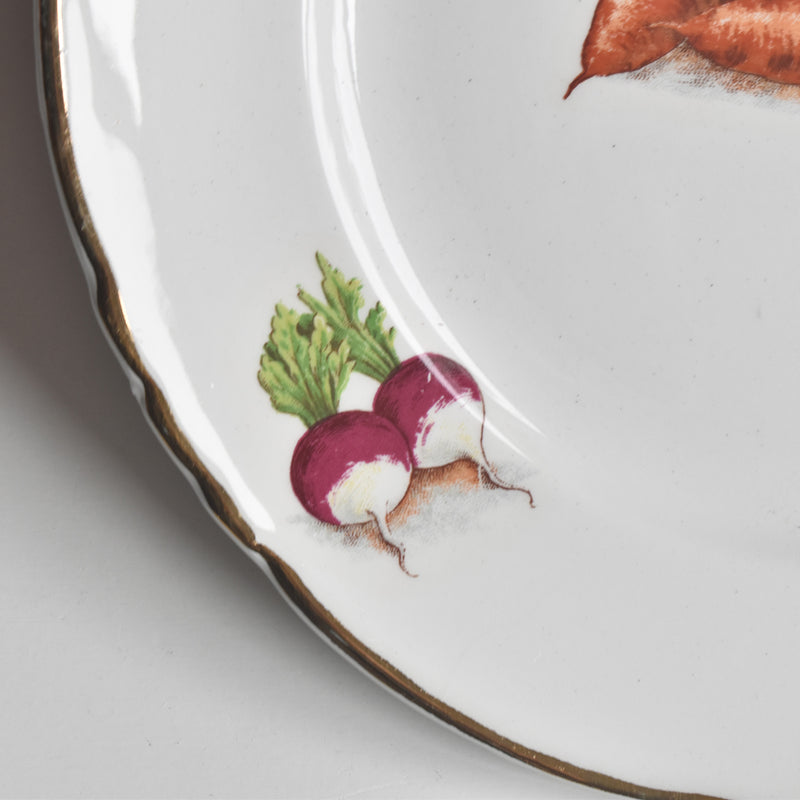 Vintage Small Plate: Légumes (Vegetables)E