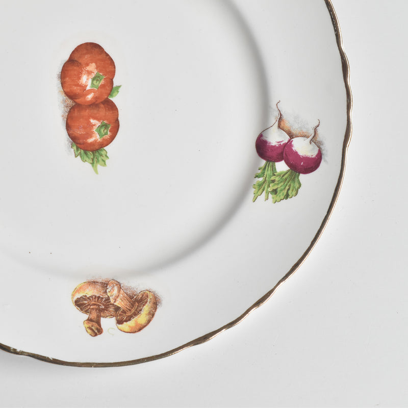Vintage Small Plate: Légumes (Vegetables)