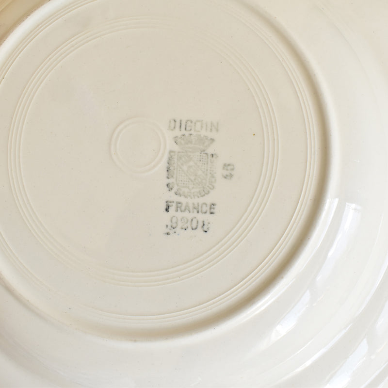 Vintage Deep Plate Digoin & Sarreguemines 9208