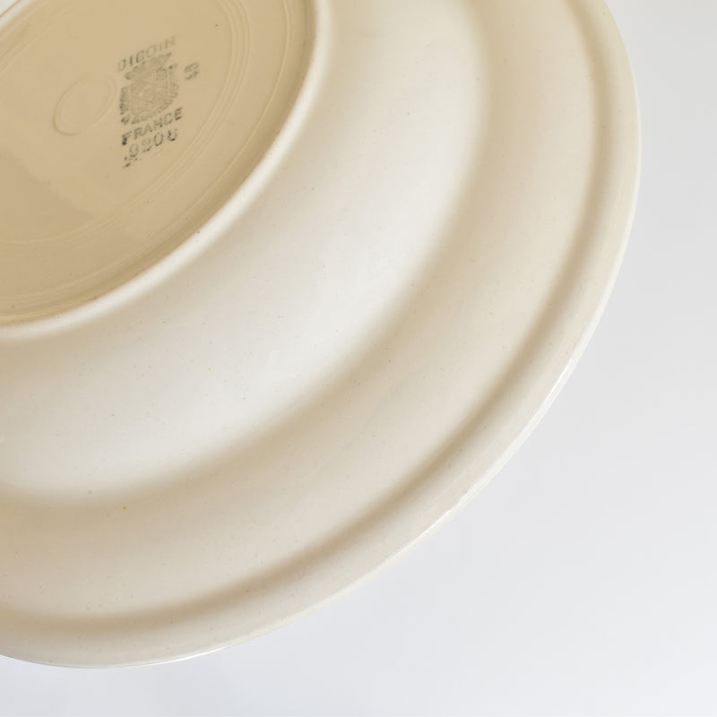 Vintage Deep Plate Digoin & Sarreguemines 9208