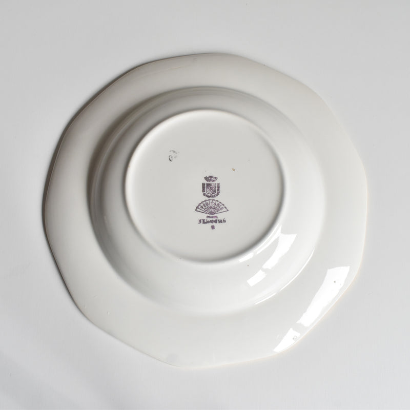 Vintage Deep Plate, Digoin & Sarreguemines Nemours B