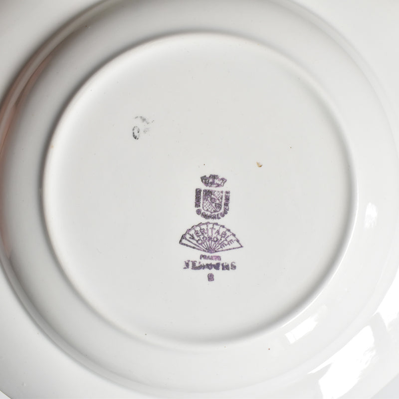 Vintage Deep Plate, Digoin & Sarreguemines Nemours B