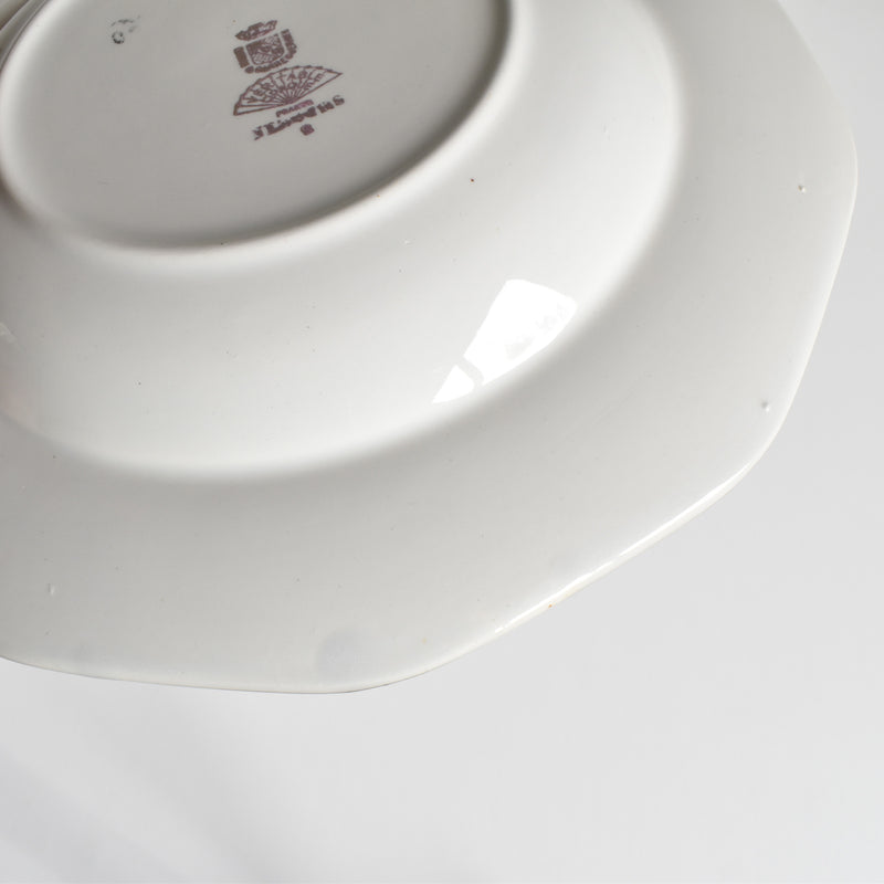 Vintage Deep Plate, Digoin & Sarreguemines Nemours B