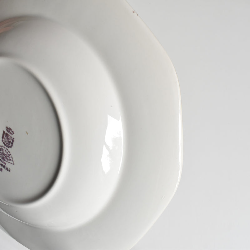 Vintage Deep Plate, Digoin & Sarreguemines Nemours B