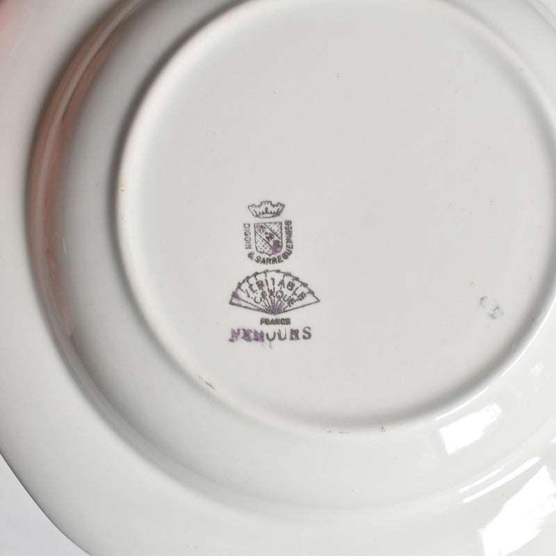 Vintage Deep Dish, Digoin & Sarreguemines Nemours D