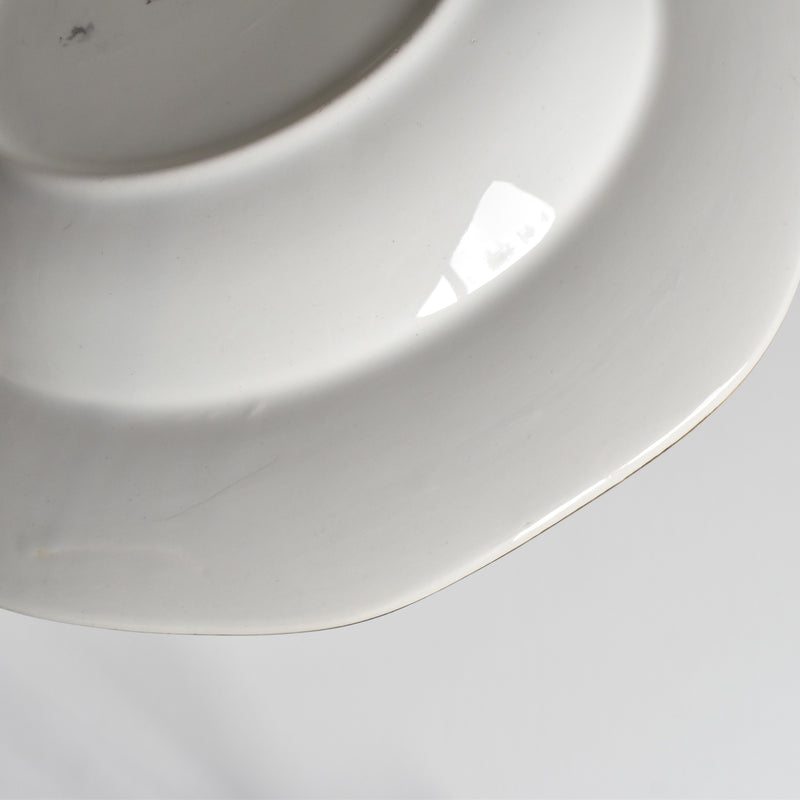 Vintage Deep Plate Digoin & Sarreguemines Nemours E