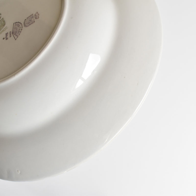 Vintage Deep Plate Digoin & Sarreguemines Nico A