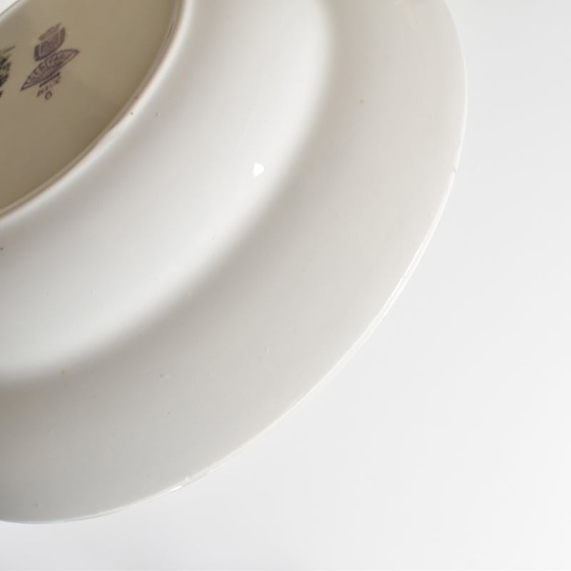 Vintage Deep Plate - Digoin & Sarreguemines "Nico B"