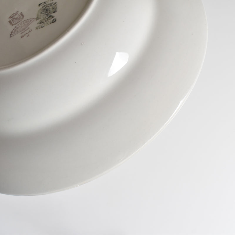 Vintage Deep Plate Digoin & Sarreguemines Nico C