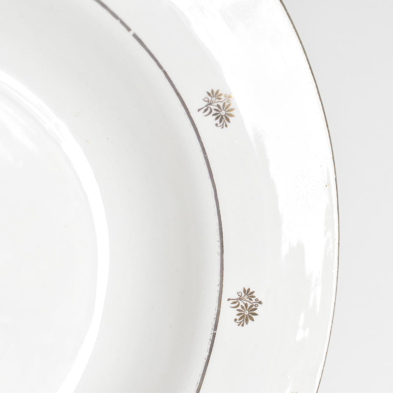 Vintage Deep Plate Digoin & Sarreguemines Nico E