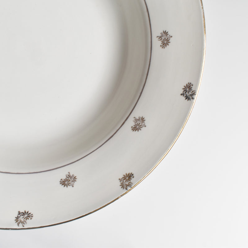 Vintage Deep Plate Digoin & Sarreguemines Nico E