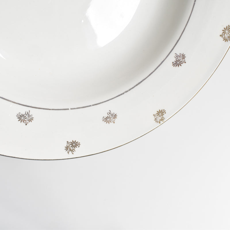 Vintage Deep Plate Digoin & Sarreguemines Nico E