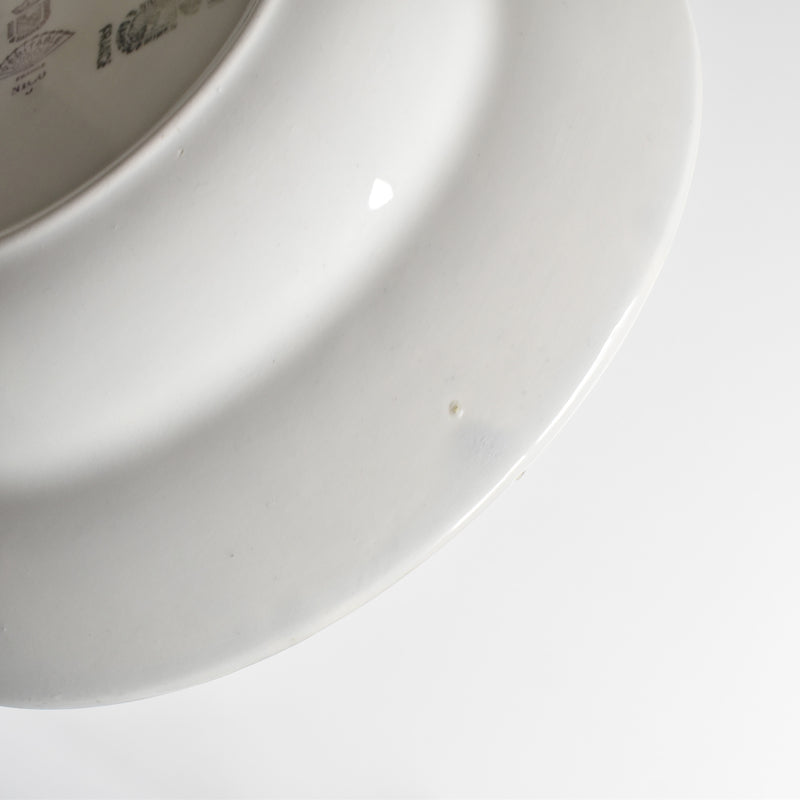Vintage Deep Plate Digoin & Sarreguemines Nico E