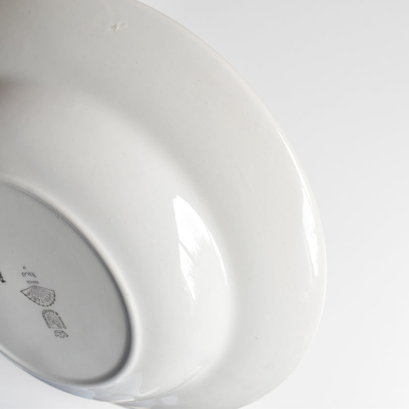 Vintage Deep Plate Digoin & Sarreguemines Nico E