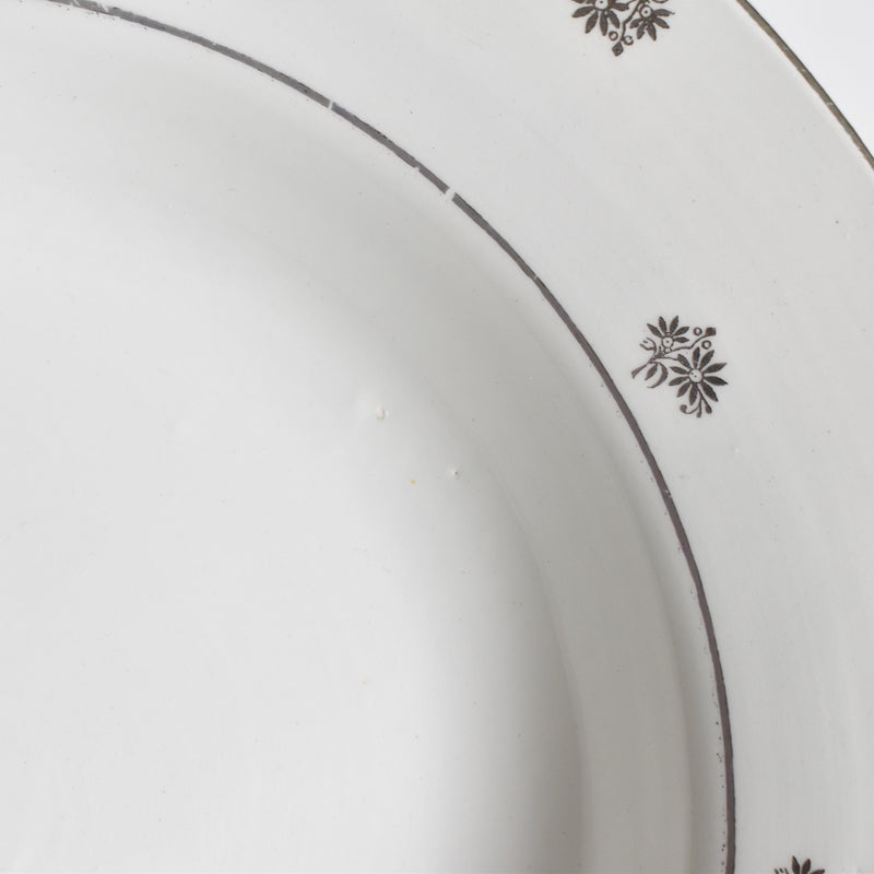Vintage Deep Plate Digoin & Sarreguemines Nico E