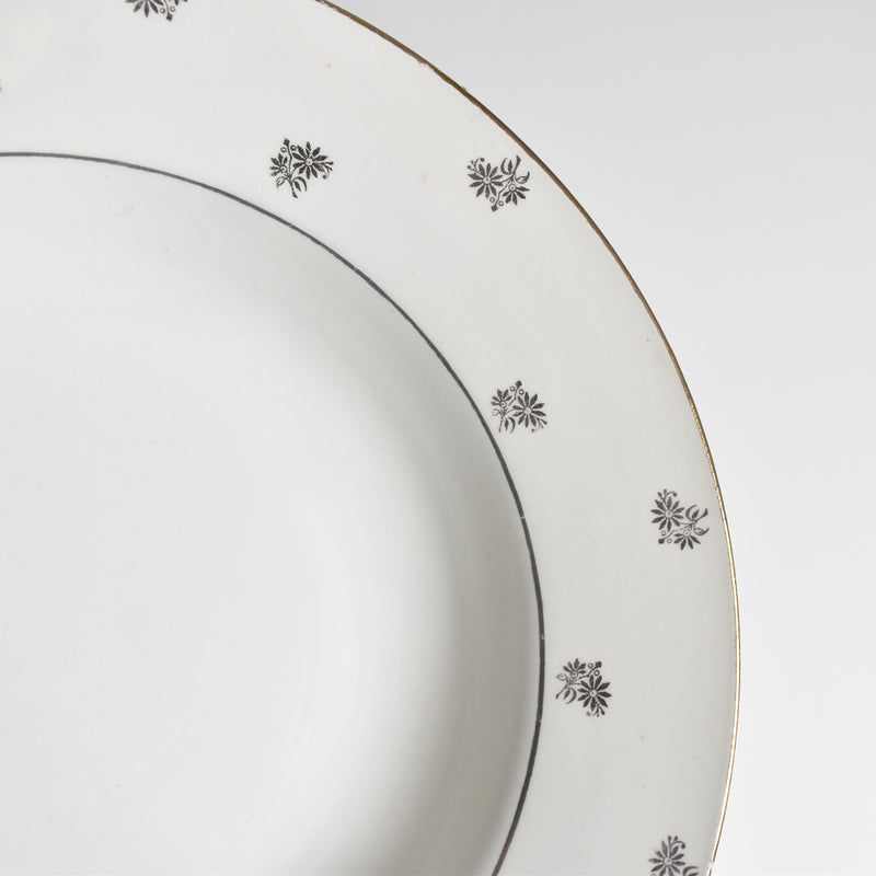 Vintage Deep Plate Digoin & Sarreguemines Nico F