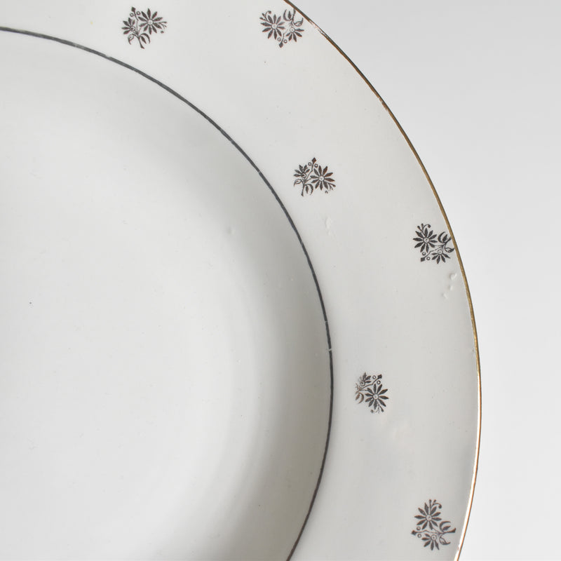 Vintage Deep Plate Digoin & Sarreguemines Nico F