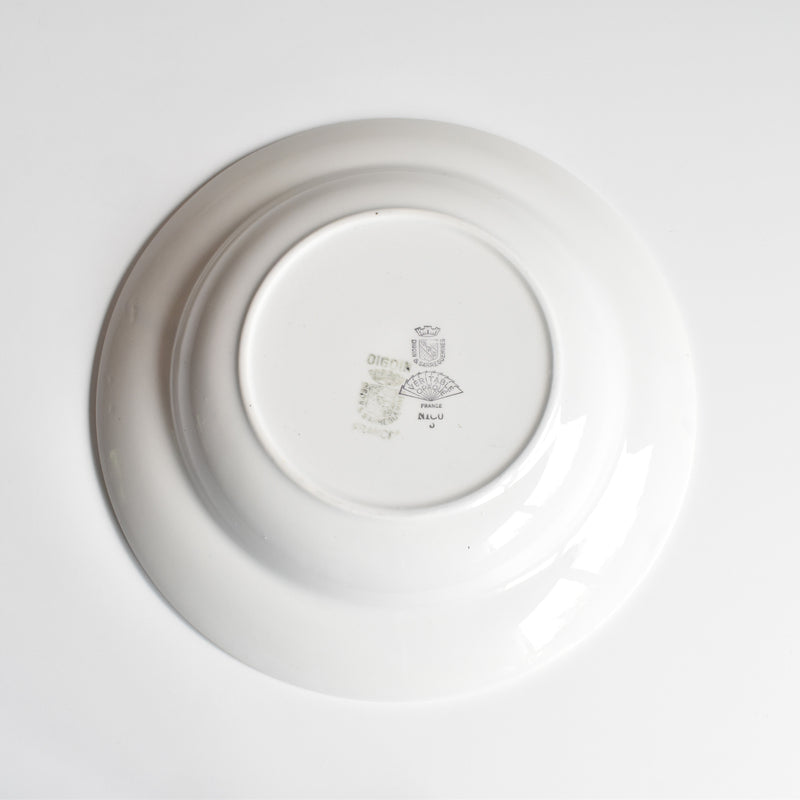 Vintage Deep Plate Digoin & Sarreguemines Nico F