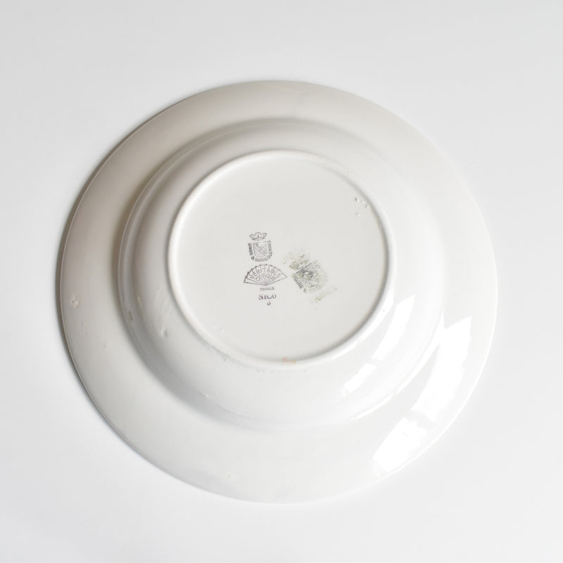 Vintage Deep Plate - Digoin & Sarreguemines "Nico G"