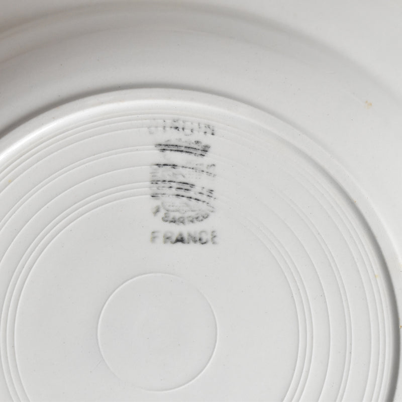 ヴィンテージ深皿 ディゴワン＆サルグミンヌ ホワイト D
