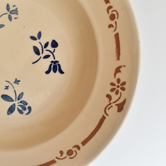 アンティーク深皿 フラワー