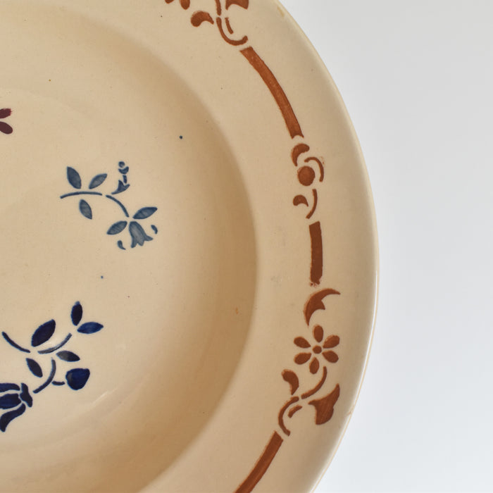 アンティーク深皿 フラワー