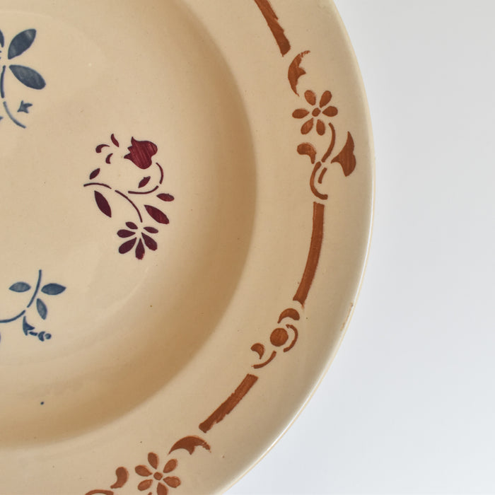 アンティーク深皿 フラワー