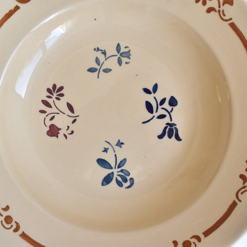 Antique Deep Dish - Flower