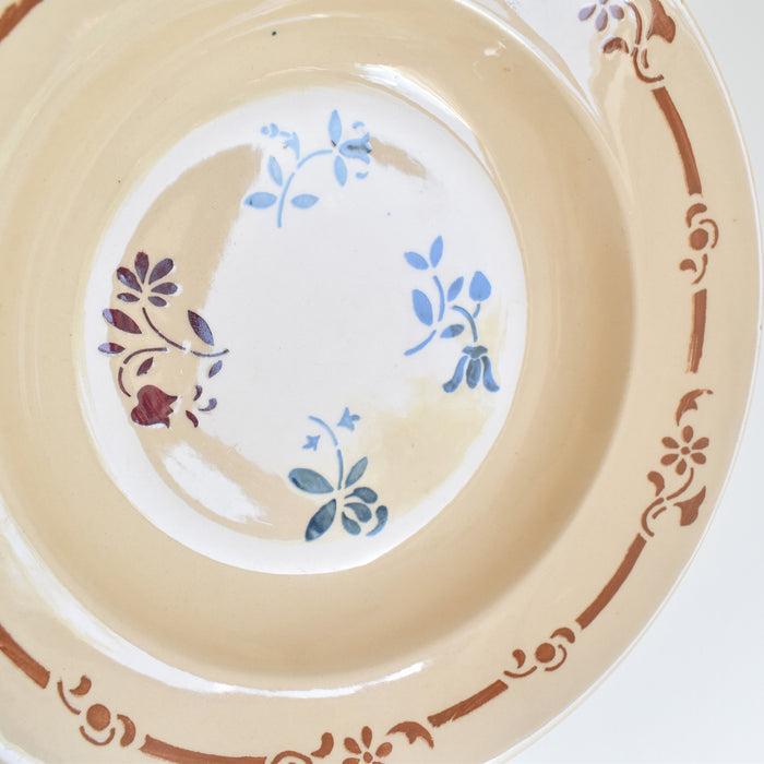 アンティーク深皿 フラワー