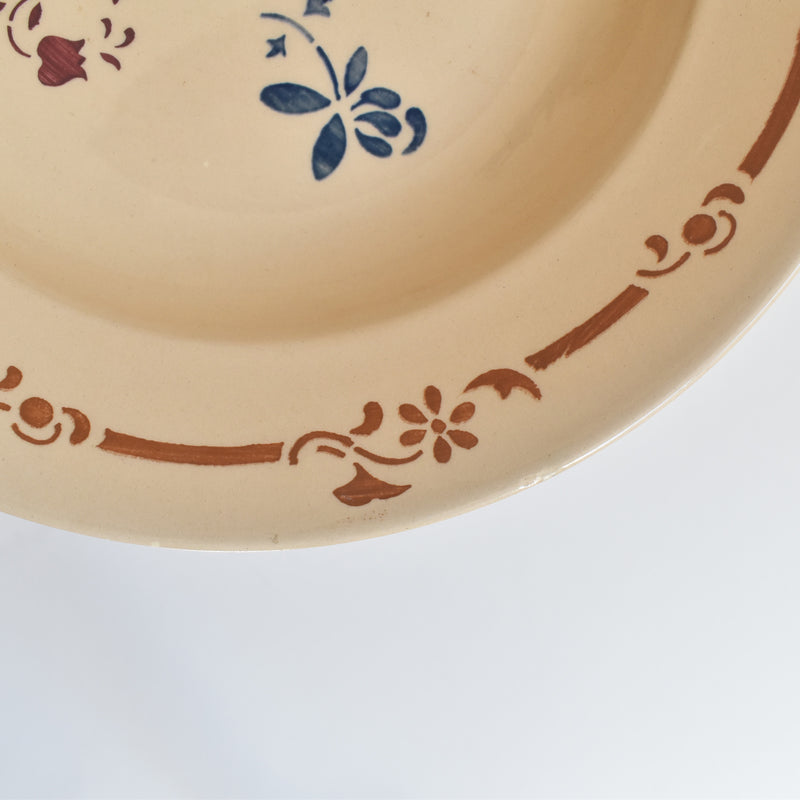 Antique Deep Dish - Flower
