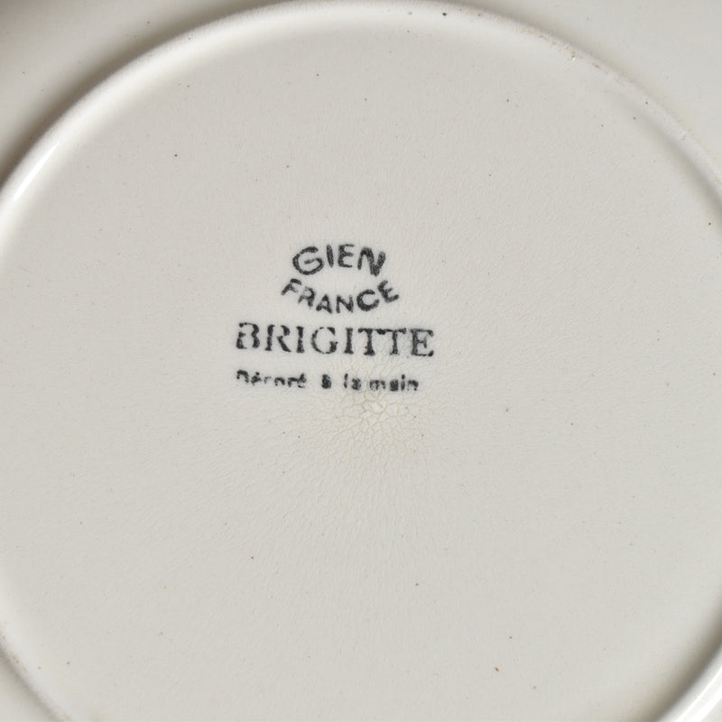Vintage Deep Plate, Gien Brigitte (A)