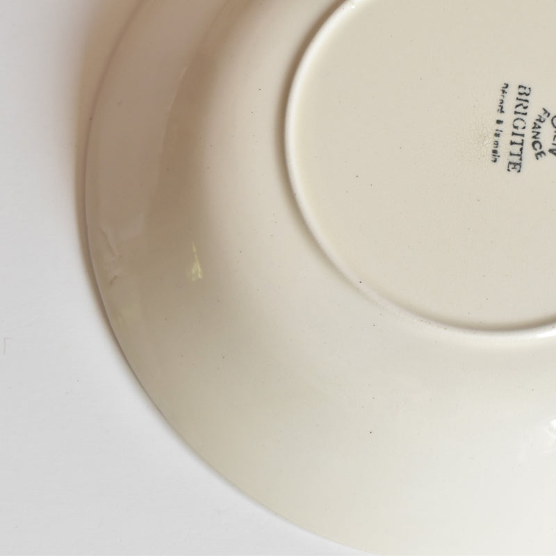 Vintage Deep Plate, Gien Brigitte (A)
