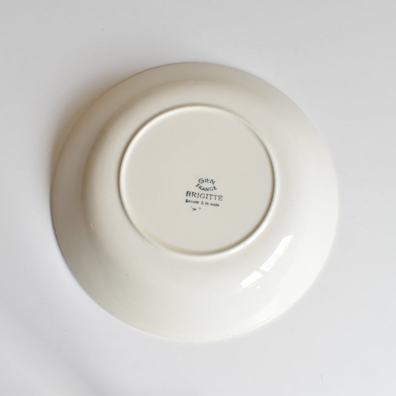 Vintage Deep Plate, Gien Brigitte (B)