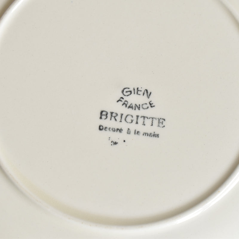Vintage Deep Plate, Gien Brigitte (B)