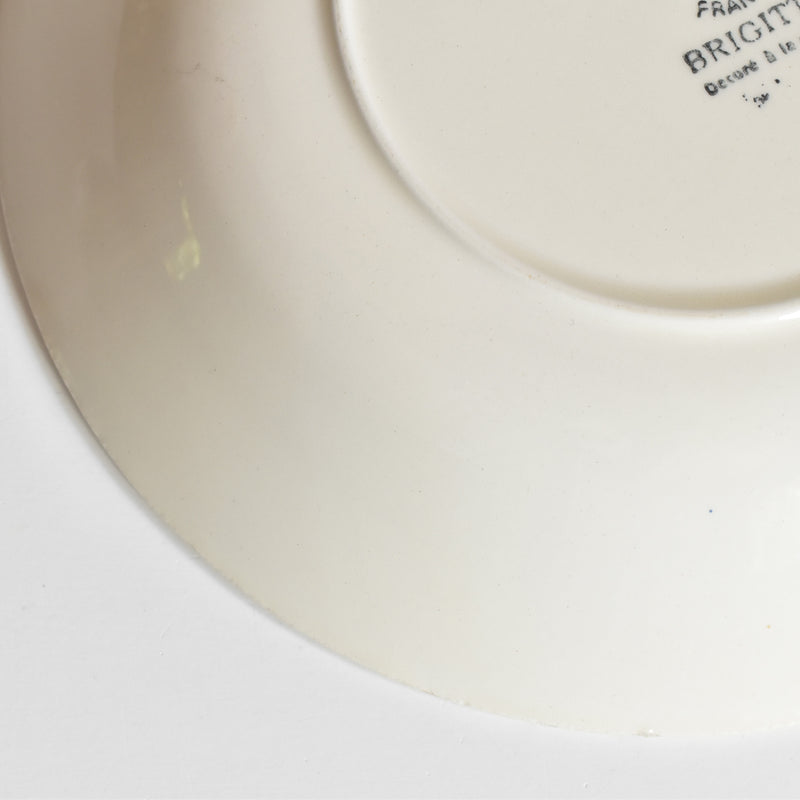 Vintage Deep Plate, Gien Brigitte (B)