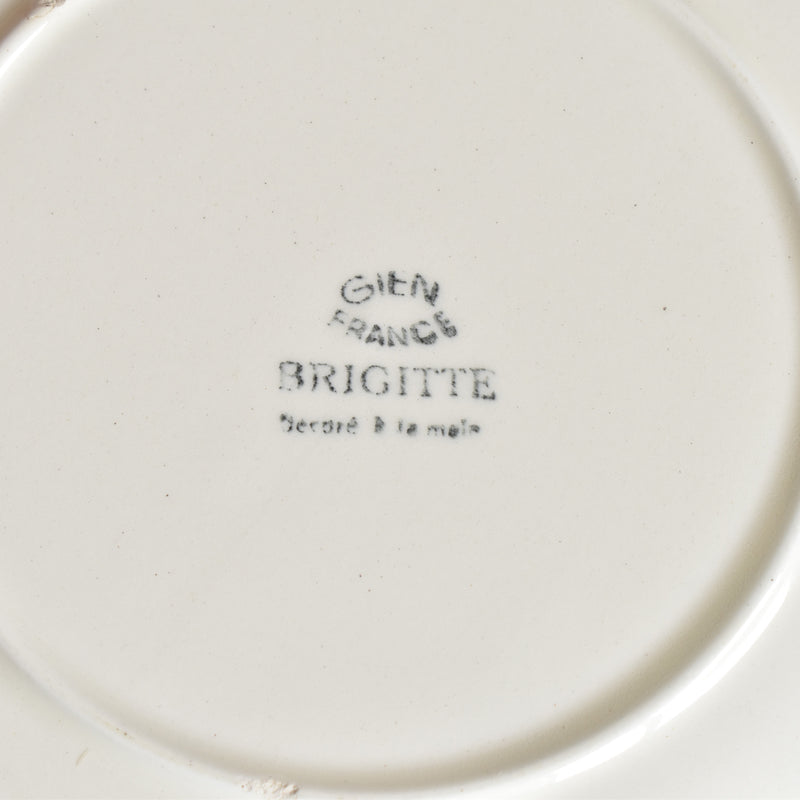Vintage Deep Plate Gien Brigitte C