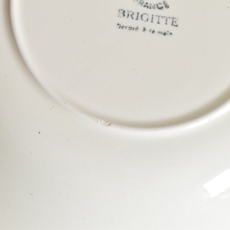 Vintage Deep Plate Gien Brigitte C