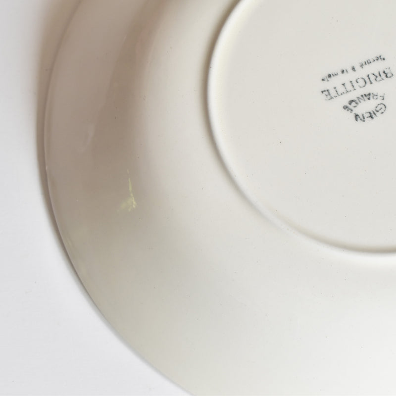Vintage Deep Plate Gien Brigitte C