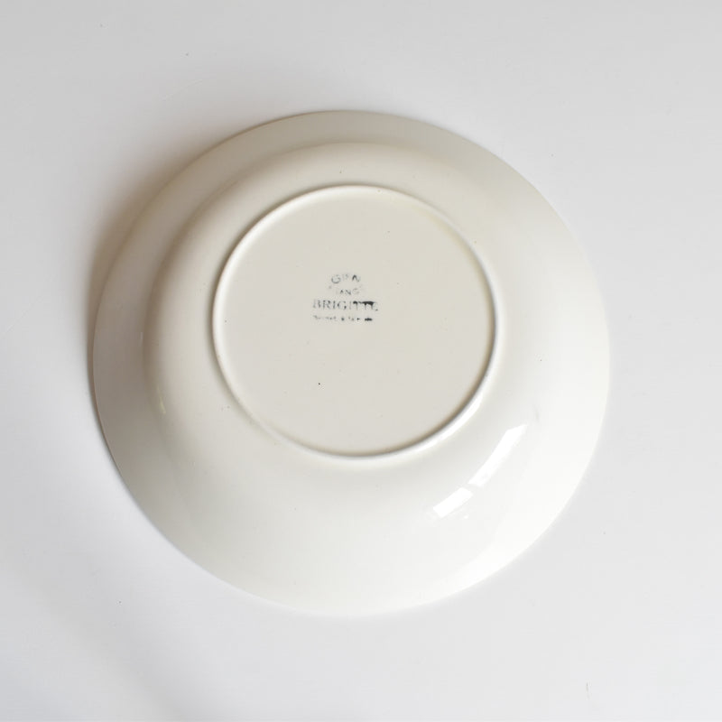Vintage Deep Plate Gien Brigitte D