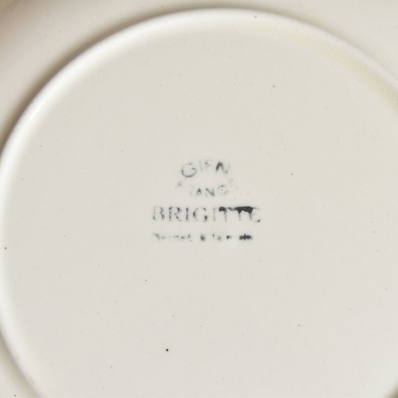 Vintage Deep Plate Gien Brigitte D