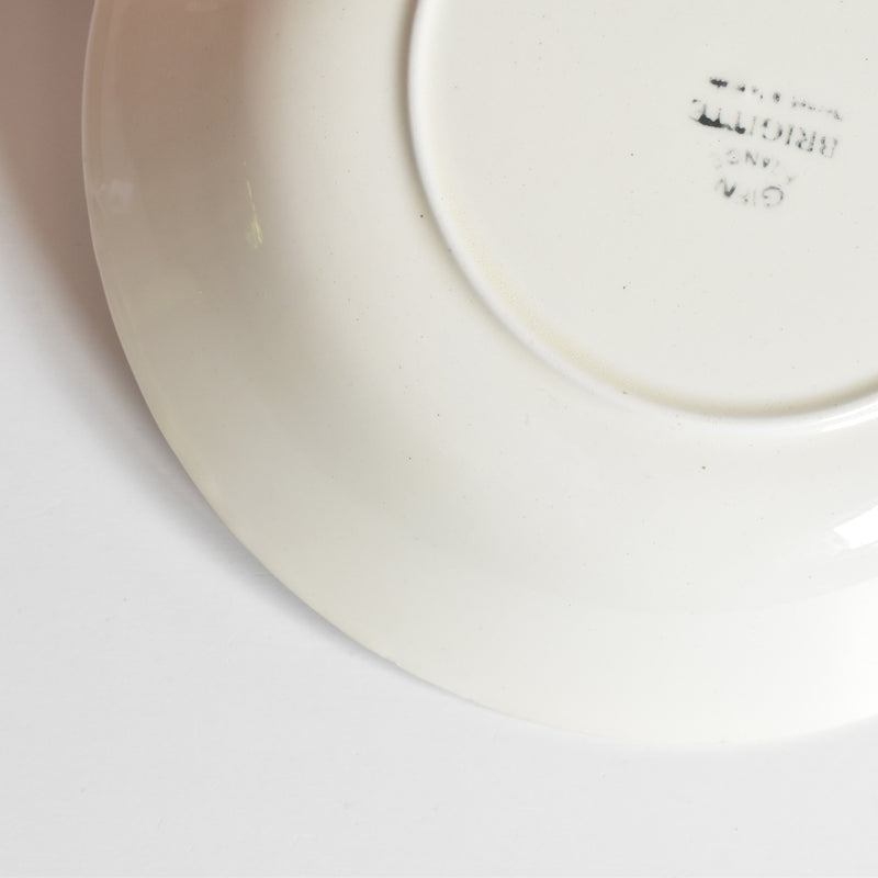 Vintage Deep Plate Gien Brigitte D