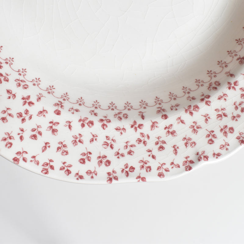 Vintage Deep Plate, Gien Petites Fleurs A