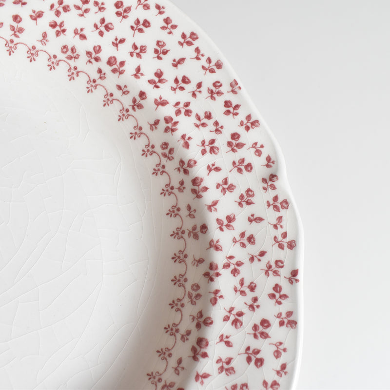 Vintage Deep Plate, Gien Petites Fleurs A