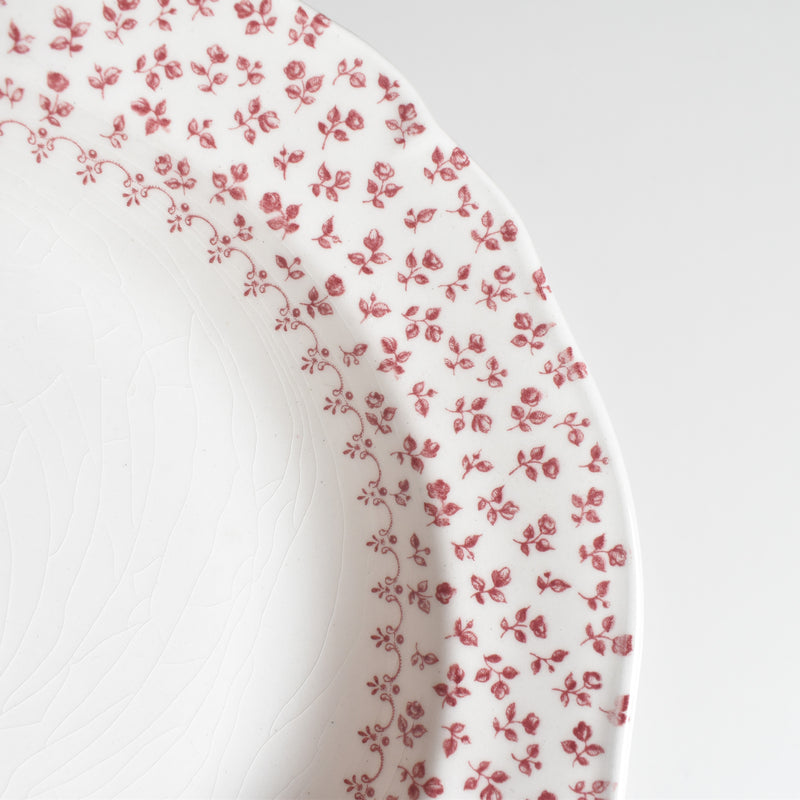 Vintage Deep Plate, Gien Petites Fleurs A