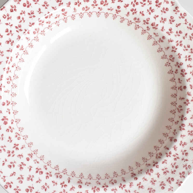 Vintage Deep Plate, Gien Petites Fleurs A