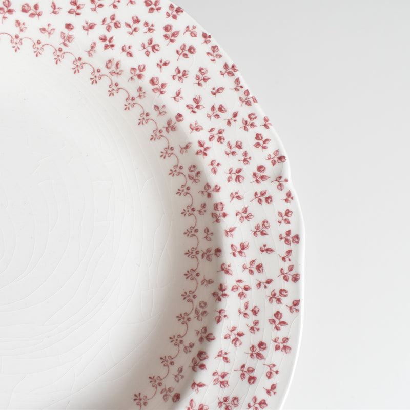 Vintage Deep Plate Gien Petites Fleurs B