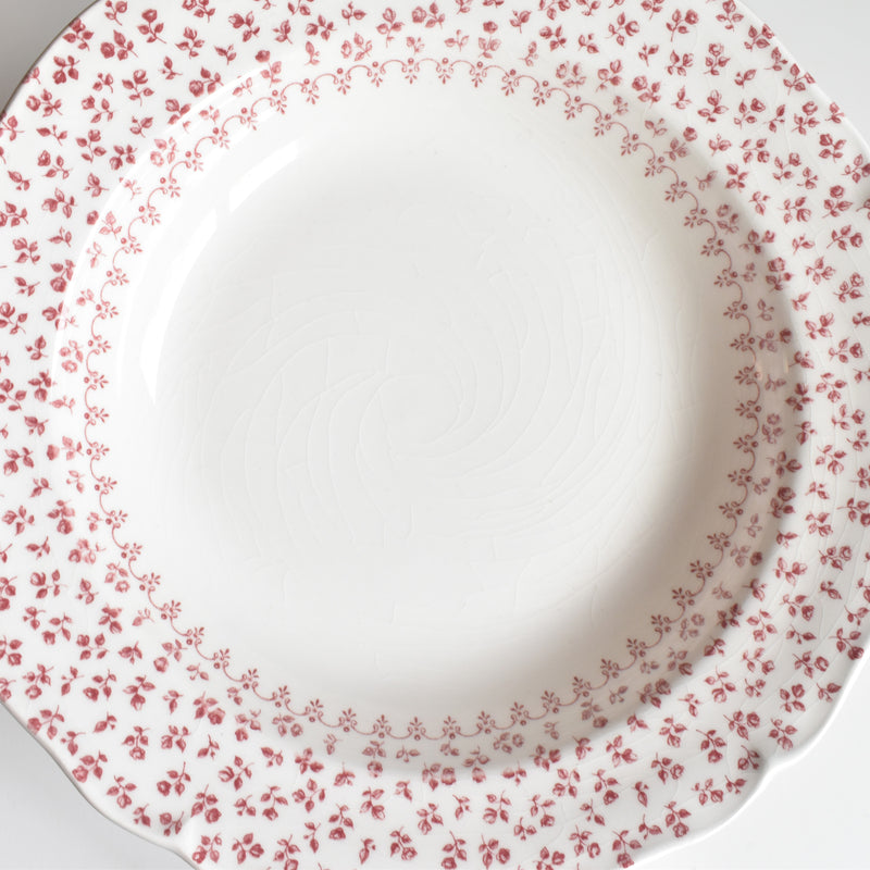 Vintage Deep Plate Gien Petites Fleurs B
