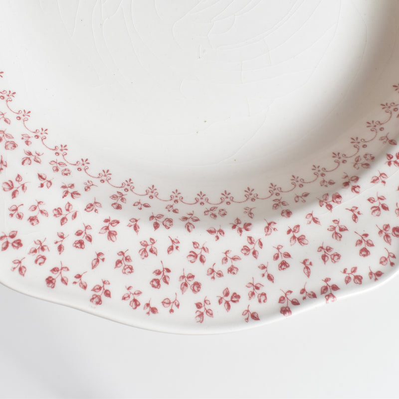 Vintage Gien Deep Plate Petites Fleurs C