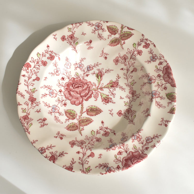 ヴィンテージ深皿 ジョンソンブラザーズ Rose Chintz (ローズチンツ） A